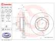 Brzdový kotouč BREMBO 09.9143.11