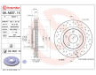 Brzdový kotouč BREMBO 09.A637.1X