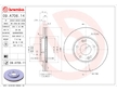 Brzdový kotouč BREMBO 09.A706.14