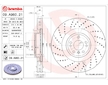 Brzdový kotouč BREMBO 09.A960.21