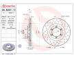 Brzdový kotouč BREMBO 09.B267.1X