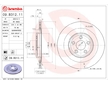 Brzdový kotouč BREMBO 09.B312.11