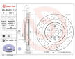 Brzdový kotouč BREMBO 09.B504.1X