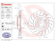 Brzdový kotouč BREMBO 09.B855.51