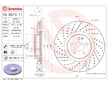 Brzdový kotouč BREMBO 09.B913.11