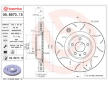 Brzdový kotúč BREMBO 09.B970.1S
