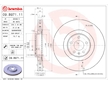 Brzdový kotouč BREMBO 09.B971.11