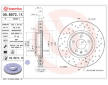 Brzdový kotouč BREMBO 09.B972.1X