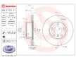 Brzdový kotouč BREMBO 09.C114.11