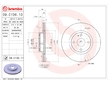 Brzdový kotouč BREMBO 09.C136.11