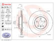 Brzdový kotúč BREMBO 09.D175.11