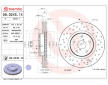 Brzdový kotouč BREMBO 09.D245.1X