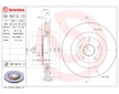 Brzdový kotouč BREMBO 09.N212.11