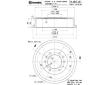 Brzdový buben BREMBO 14.A674.20