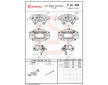 Brzdový třmen BREMBO F AL H42