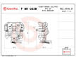 Brzdový třmen BREMBO F BR 023B