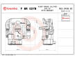 Brzdový třmen BREMBO F BR 027B