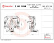 Brzdový strmeň BREMBO F BR 029B