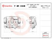 Brzdový třmen BREMBO F BR 032B