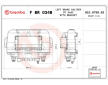 Brzdový třmen BREMBO F BR 034B