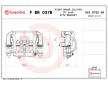 Brzdový třmen BREMBO F BR 037B