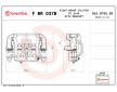 Brzdový strmeň BREMBO F BR 037B
