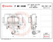 Brzdový třmen BREMBO F BR 042B