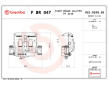 Brzdový třmen BREMBO F BR 047