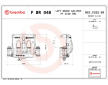 Brzdový třmen BREMBO F BR 048