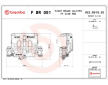Brzdový třmen BREMBO F BR 051