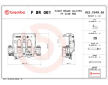 Brzdový třmen BREMBO F BR 061