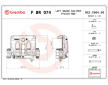 Brzdový strmeň BREMBO F BR 074