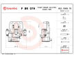 Brzdový třmen BREMBO F BR 079