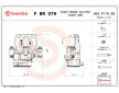 Brzdový strmeň BREMBO F BR 079