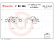 Brzdový třmen BREMBO F BR 096
