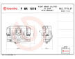 Brzdový strmeň BREMBO F BR 101B