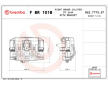 Brzdový strmeň BREMBO F BR 101B