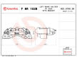Brzdový třmen BREMBO F BR 102B