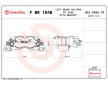 Brzdový strmeň BREMBO F BR 104B