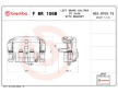 Brzdový třmen BREMBO F BR 106B