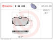 Sada brzdových platničiek kotúčovej brzdy BREMBO P 06 010