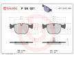 Sada brzdových destiček, kotoučová brzda BREMBO P 06 021