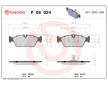 Sada brzdových platničiek kotúčovej brzdy BREMBO P 06 024