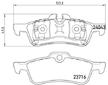 Sada brzdových destiček, kotoučová brzda BREMBO P 06 032