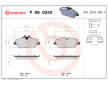 Sada brzdových platničiek kotúčovej brzdy BREMBO P 06 034X