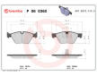 Sada brzdových platničiek kotúčovej brzdy BREMBO P 06 036X