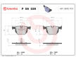 Sada brzdových platničiek kotúčovej brzdy BREMBO P 06 039