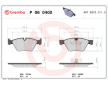 Sada brzdových destiček, kotoučová brzda BREMBO P 06 040X