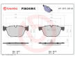 Sada brzdových platničiek kotúčovej brzdy BREMBO P06049NX