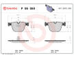 Sada brzdových destiček, kotoučová brzda BREMBO P 06 050
